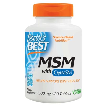 MSM com OptiMSM 1500 mg. - 120 Tablets Doctor's Best