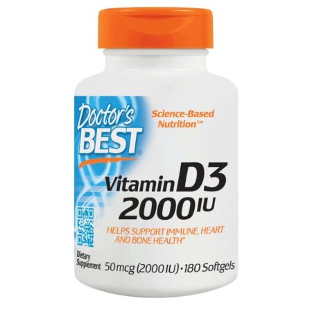 Vitamina D3 2000 UI - 180 Softgels Doctor's Best