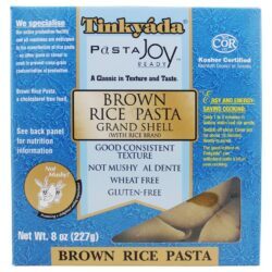 Grande casca de arroz integral macarrão com farelo de arroz - 8 oz. Tinkyada Pasta