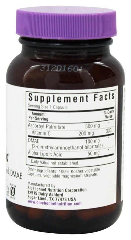 Age-Less Skin Fórmula Anti-Envelhecimento - Cápsulas vegetarianas 60 Bluebonnet Nutrition - Image 2