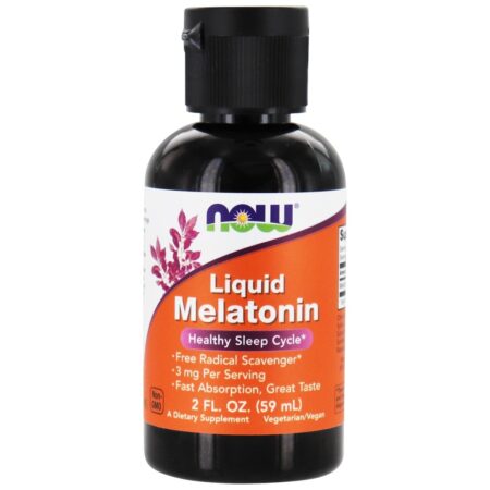 Melatonina Líquida 3 mg. - 2 fl. oz. NOW Foods