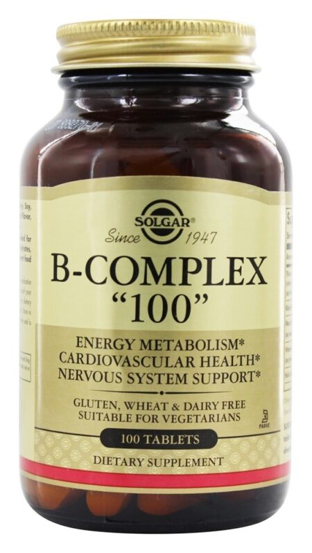 Complexo B 100 - 100 Tablets Solgar