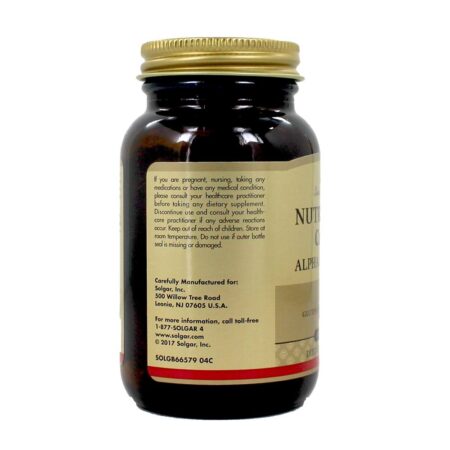 Nutri-Nano CoQ-10 Alpha Ácido lipóico - 60 Softgels Solgar - Image 4