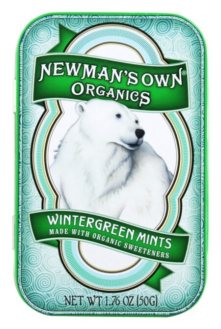 Mints Tin Wintergreen - 1.76 oz. Newman's Own Organics