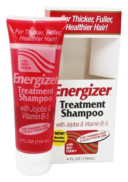 Shampoo de tratamento Energizer com Jojoba e vitamina B5 - 4 fl. oz. Hobe Labs