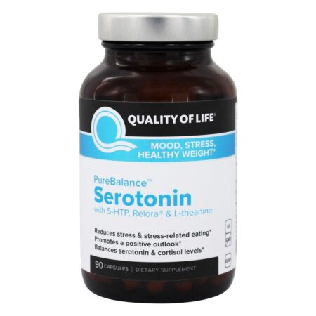 Serotonina PureBalance para controle de peso - 90 Cápsula (s) vegetal (s) Quality Of Life Labs