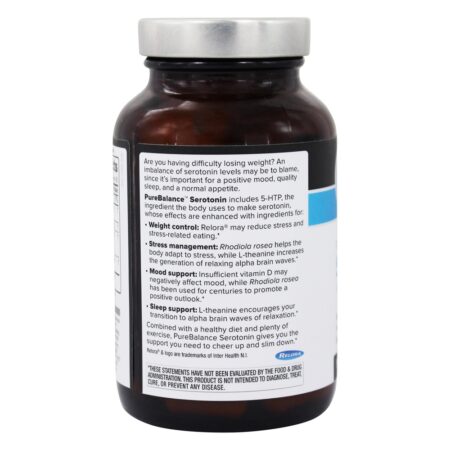 Serotonina PureBalance para controle de peso - 90 Cápsula (s) vegetal (s) Quality Of Life Labs - Image 3