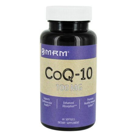 CoQ-10 para Saúde Cardiovascular e Imune 100 mg. - 60 Softgels MRM