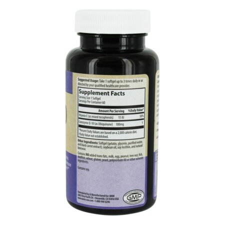 CoQ-10 para Saúde Cardiovascular e Imune 100 mg. - 60 Softgels MRM - Image 2