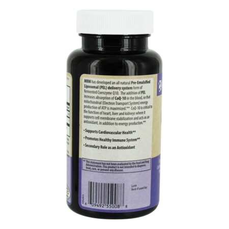 CoQ-10 para Saúde Cardiovascular e Imune 100 mg. - 60 Softgels MRM - Image 3