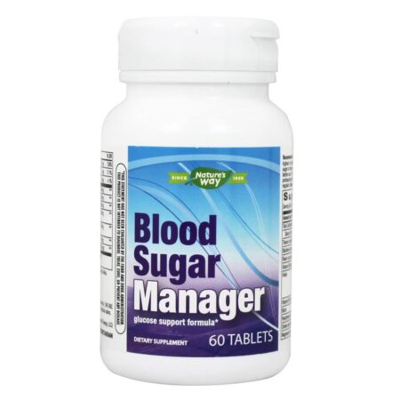 Gerente de açúcar no sangue Glucose Support Formula - 60 Tablets Nature's Way - Image 2