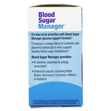 Gerente de açúcar no sangue Glucose Support Formula - 60 Tablets Nature's Way - Image 5