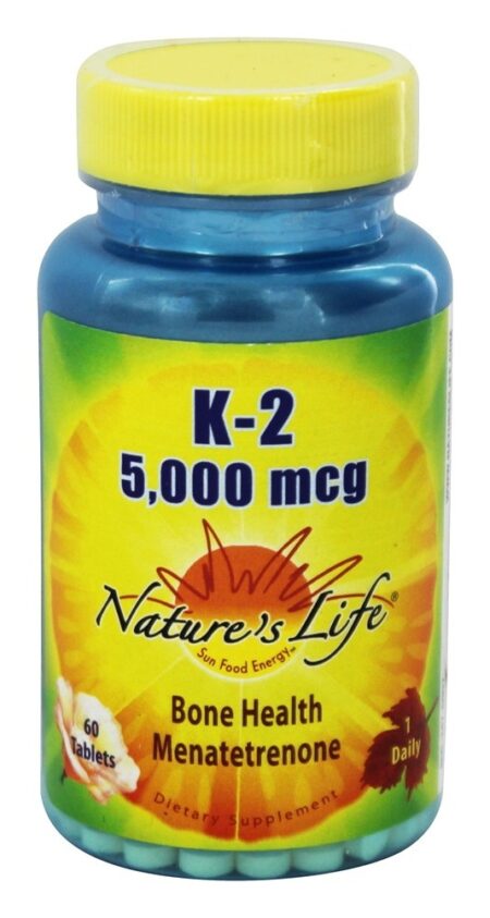 Vitamina K2 5000 mcg. - 60 Tablets Nature's Life