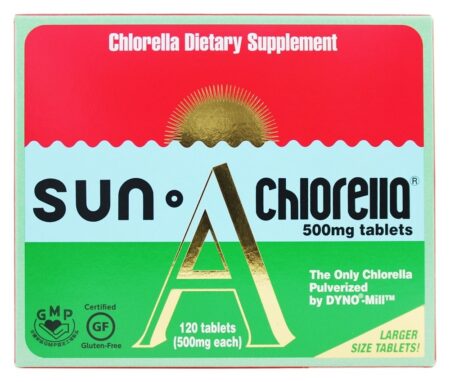 Sun Chlorella "A" Suplemento Dietético 500 mg. - 120 Tablets Sun Chlorella