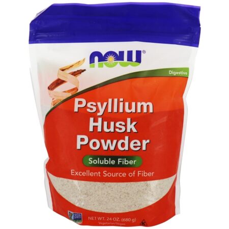 Casca De Psyllium Em Pó - 24 oz. NOW Foods