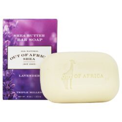 Pure Lavanda de sabão de manteiga de karité - 4 oz. Out Of Africa