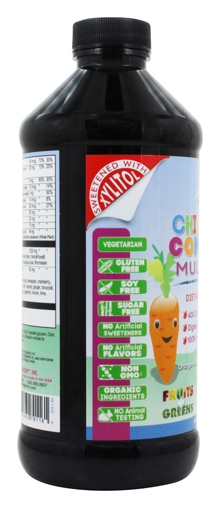 Children's Complete Múltiplas Vitamínas Para Crianças - 16 fl. oz. Liquid Health - Imagem 4
