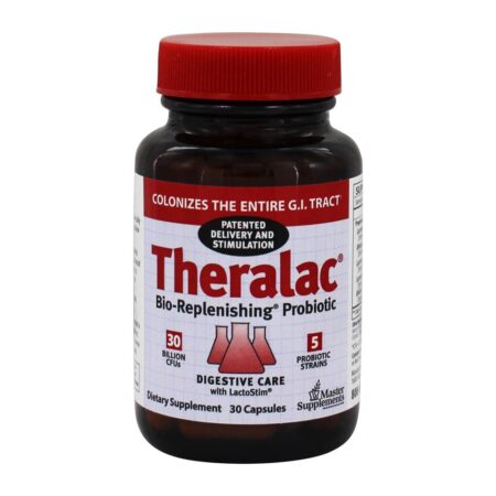 Suplemento Mestre Probiótico de Theralac 30 Bilhões de UFC - Cápsulas 30 Master Supplements