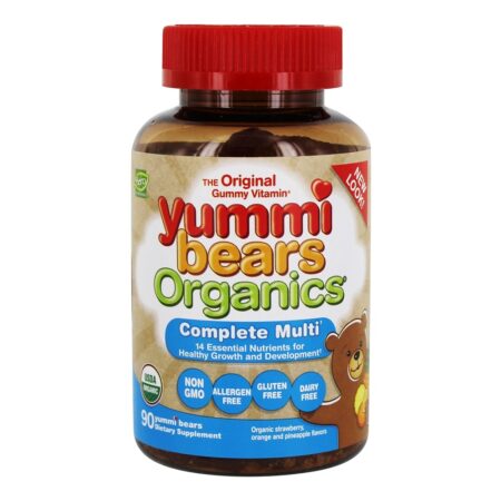 Yummi Bears Organics Multivitamínico Completo - 90 Gummies Hero Nutritionals Products - Image 2