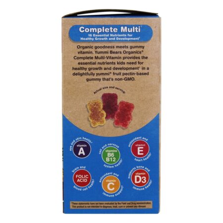 Yummi Bears Organics Multivitamínico Completo - 90 Gummies Hero Nutritionals Products - Image 5