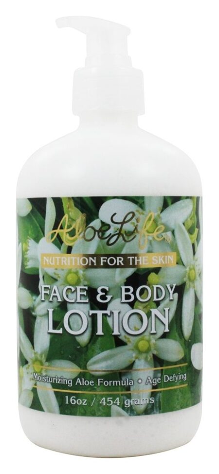 Loção Facial e Corporal - 16 fl. oz. Aloe Life