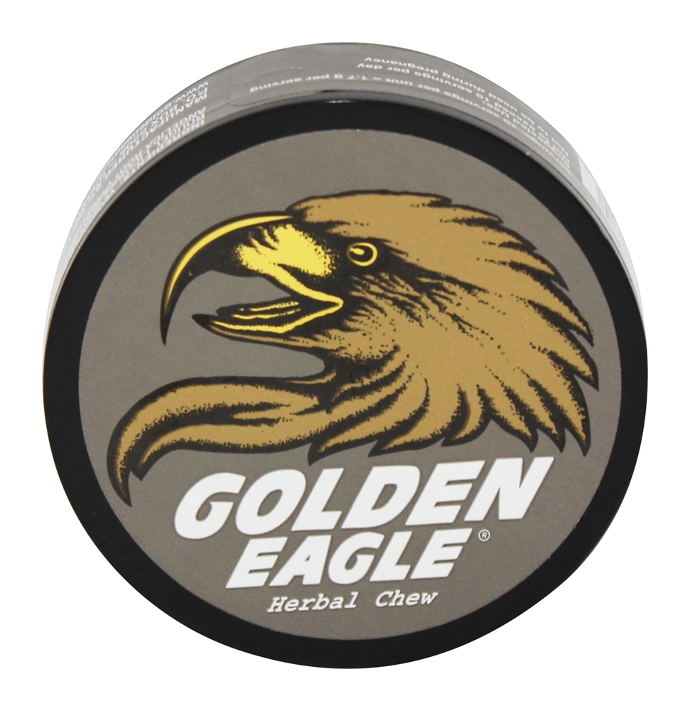 Herbal Non-Tobacco Chew Em Linha Reta - 1.2 oz. Golden Eagle