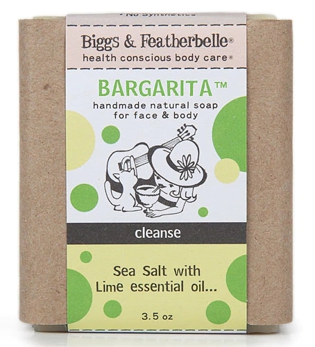 Sabonete Natural Biggs & Featherbelle Bargarita Sal Marinho e Limão - 100g