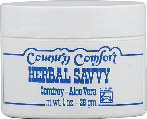 Country Comfort Herbal Savvy Confrei e Aloe Vera - 28,35g: Alívio Natural para Pele Irritada
