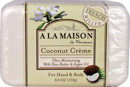 A La Maison Bar Soap, Coconut Crème -- 8.8 oz