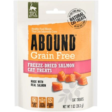 Abound Freeze-Dried Cat Treats Grain Free Salmon -- 1 oz