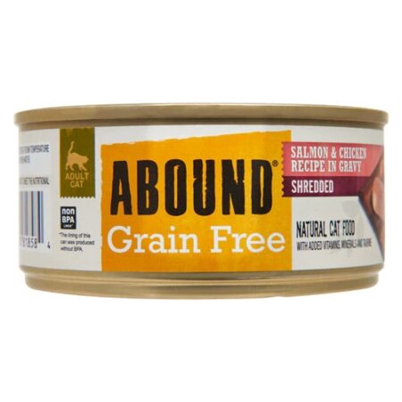 Abound Grain Free Shredded Salmon & Chicken Recipe in Gravy -- 5.5 oz