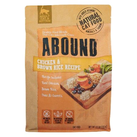 Abound Natural Cat Food Chicken & Brown Rice -- 3.5 lb