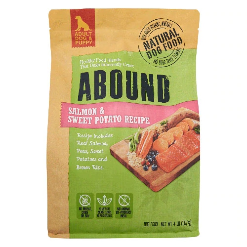 Abound salmon and shop sweet potato dog food