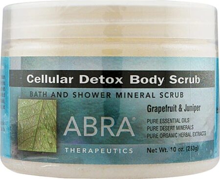 Abra Therapeutics Cellular Detox Body Scrub Grapefruit & Juniper -- 12 oz