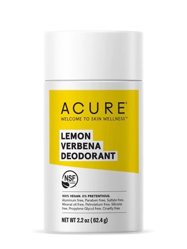 Acure Desodorante Natural Verbena Limão 64g - Frescor Duradouro e Bem-Estar