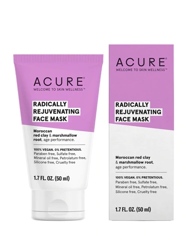 Máscara Facial Rejuvenescedora Acure Radically, 48g: Pele Radiante e Renovada