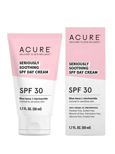 Acure Creme de Dia Calmante Sério com FPS 30 - 48ml (1.7 fl oz)