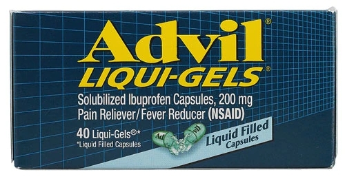Advil Liqui-Gels®: Alívio Rápido da Dor e Febre - 40 Cápsulas Gelatinosas Líquidas 200mg
