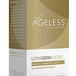 Ageless Foundation UltraDERM Gold™ Colágeno Booster - 60 Cápsulas: Juventude e Vitalidade