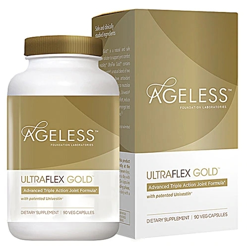 Ageless Foundation UltraMAX Gold: Complexo Anti-Idade com AlphaNeuro Complex™ - 90 Cápsulas