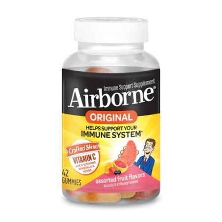 Airborne Immune Support Gummies Assorted Fruit -- 42 Gummies