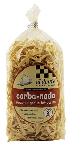 Al Dente Carba-Nada® Fettuccine Alho Assado Sem Glúten - 283g