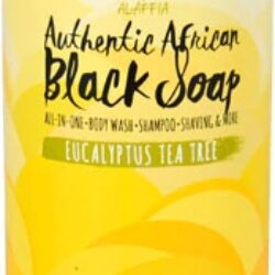 Sabonete Africano Preto Alaffia Eucalipto e Melaleuca 946ml - Limpeza Profunda e Bem-Estar Natural