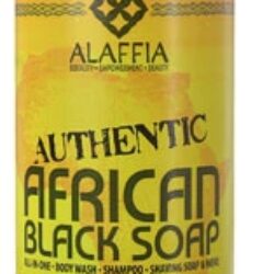 Sabonete Africano Preto Autêntico Alaffia Eucalipto e Melaleuca 473ml - Limpeza Profunda e Bem-Estar