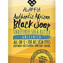 Sabonete Africano Preto Alaffia Autêntico Sem Perfume - 946ml (32 fl oz) - Limpeza Pura e Natural