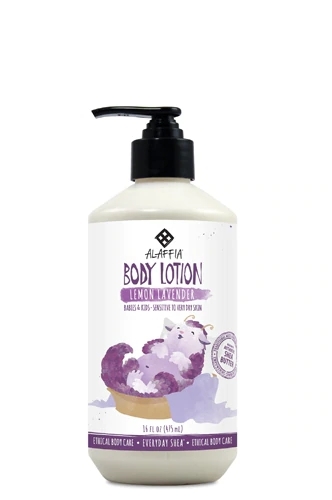 Alaffia Body Lotion Limão Lavanda - Hidratação Profunda 473ml (16 fl oz)