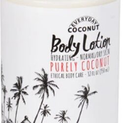Alaffia Hidratante Corporal Cuidado Diário com Coco 946ml (32 fl oz) - Nutrição Intensa para Pele Seca