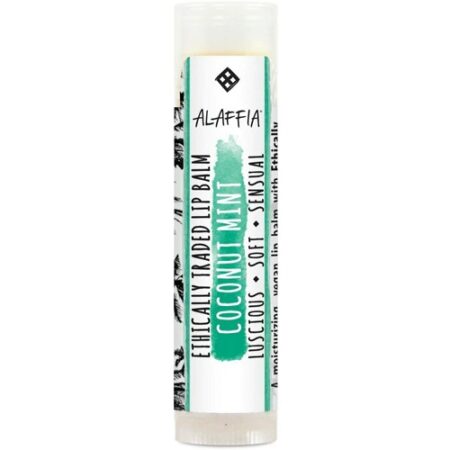 Alaffia Everyday Coconut Ethically Traded Lip Balm Coconut Mint -- 0.15 oz