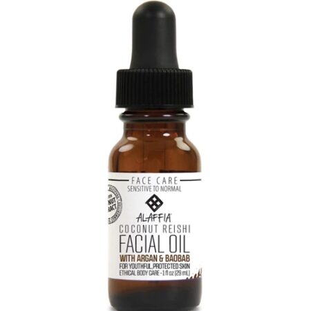 Alaffia Face Serum with Argan and Reishi Coconut Baobab -- 1 fl oz