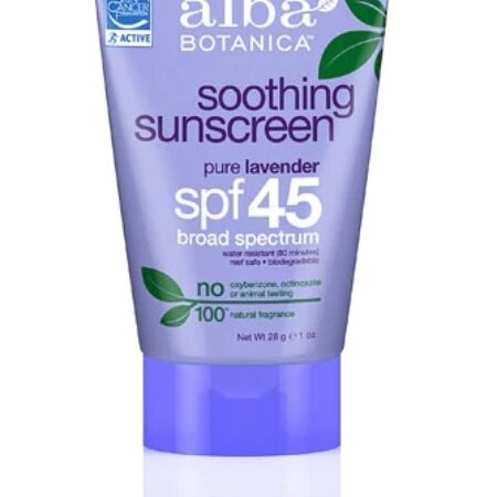 Protetor Solar Alba Botanica SPF 45 Lavanda Pura – 29.57ml | Proteção e Bem-Estar — foto 1